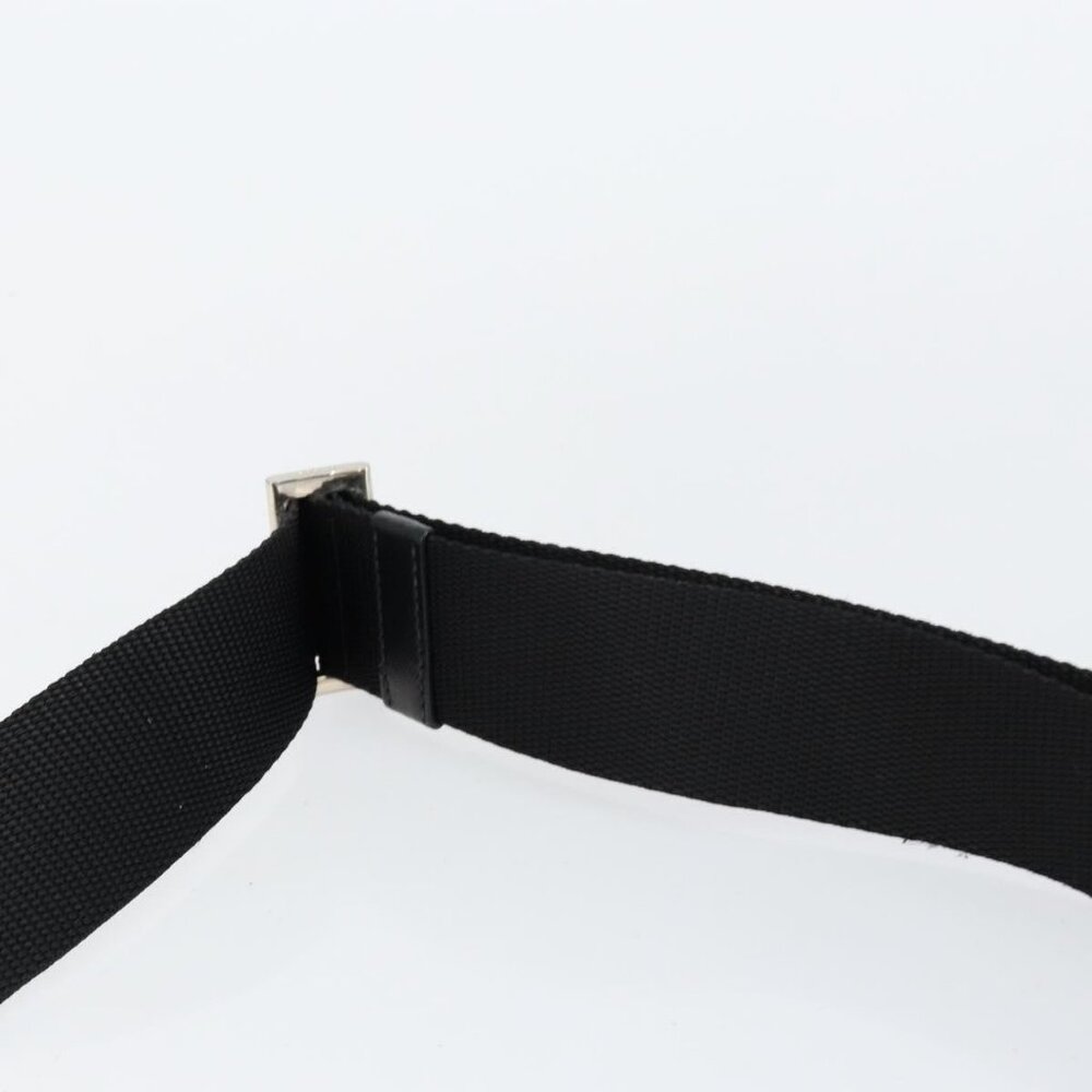 Authentic PRADA Shoulder Bag Nylon Black Gold - Picture 15 of 16